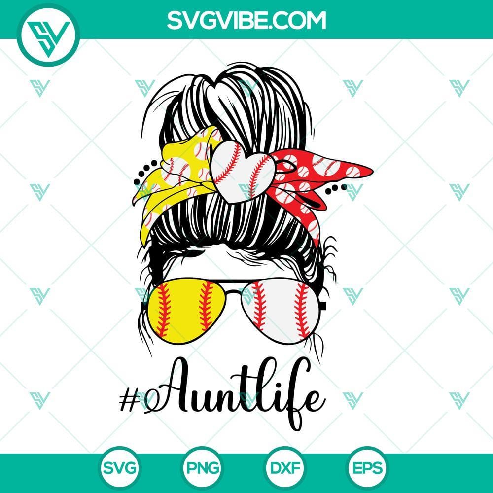 aunt-life-softball-baseball-svg-softball-aunt-svg-baseball-aunt-svg-messy-bun-softball-baseball-svg-png-dxf-eps-6-mockup.jpg Aunt Life Softball Baseball SVG File perfect for sports-loving aunts to show their love. Baseball Aunt and Softball Aunt SVG Files available.