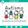 Autismo Mis Aventuras Con La Neurodiversidad SVG PNG DXF EPS files, colorful design for digital projects, neurodiversity theme.