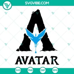Avatar 2 The Way Of Water digital design file compatible with Cricut and Silhouette machines in SVG, PNG, DXF, EPS formats.