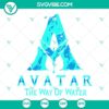 Avatar The Way Of Water SVG images and logo, Avatar 2 SVG files in PNG format, digital design for fan art and crafts.
