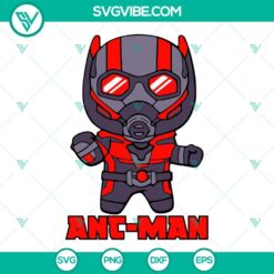 Baby Ant Man, Quantumania 2023 Super Hero Movies SVG PNG with comic character design elements for DIY craft projects.
