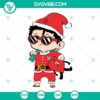 Baby Bad Bunny Christmas and Baby Benito Christmas SVG files featuring a festive design of Bad Bunny for the holiday season.