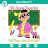 Baby Benito 100 Days Smarter SVG Files featuring 100 Dias Mas Brillante SVG Images. Perfect for baby's milestone celebrations.
