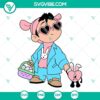 Baby Benito Easter SVG Files featuring Bad Bunny Easter Eggs design, perfect for Un Pascua Sin celebration. Download now.