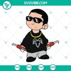 Set of Baby Daddy Yankee SVG images PNG DXF EPS cut files for Cricut & Silhouette machines, featuring various designs perfect for fans of Daddy Yankee.