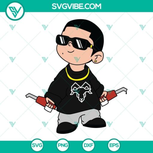 Set of Baby Daddy Yankee SVG images PNG DXF EPS cut files for Cricut & Silhouette machines, featuring various designs perfect for fans of Daddy Yankee.