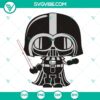 Baby Darth Vader SVG images featuring mini Darth Vader design, cute Star Wars character for crafting projects.
