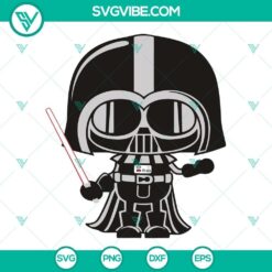 Baby Darth Vader SVG Images, Mini Darth Vader SVG Image, Cute Star Wars