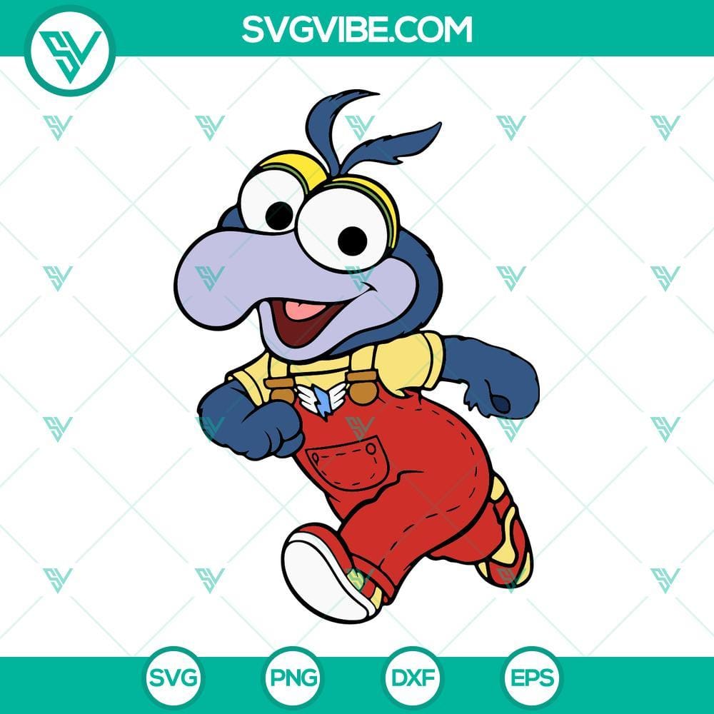 Baby Gonzo Muppet SVG, Muppet Babies SVG, Disney Cartoon SVG PNG DXF EPS Files Baby Gonzo Muppet character SVG files perfect for Disney fans. Muppet Babies SVG download with Disney cartoon design in PNG format.