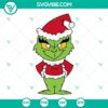 Adorable Baby Grinch Chibi Christmas SVG, Cute Grinch Character Design for Holiday Crafting Projects.