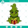 Baby Grinch SVG images for Christmas with a downloadable Grinch SVG file for your crafting projects.