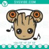 Baby Groot headphones embroidery designs featuring Groot music character pattern, ideal for fabric crafts and Marvel-themed projects.