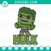 Baby Hulk embroidery design for Avengers fans, machine file featuring superhero theme.
