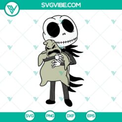 Baby Jack And Oogie Boogie SVG image featuring a cute Halloween design, perfect for download as a Nightmare Before Christmas themed SVG.