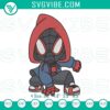 Baby Miles Morales Spider-Man embroidery design machine file, ideal for superhero-themed baby projects.