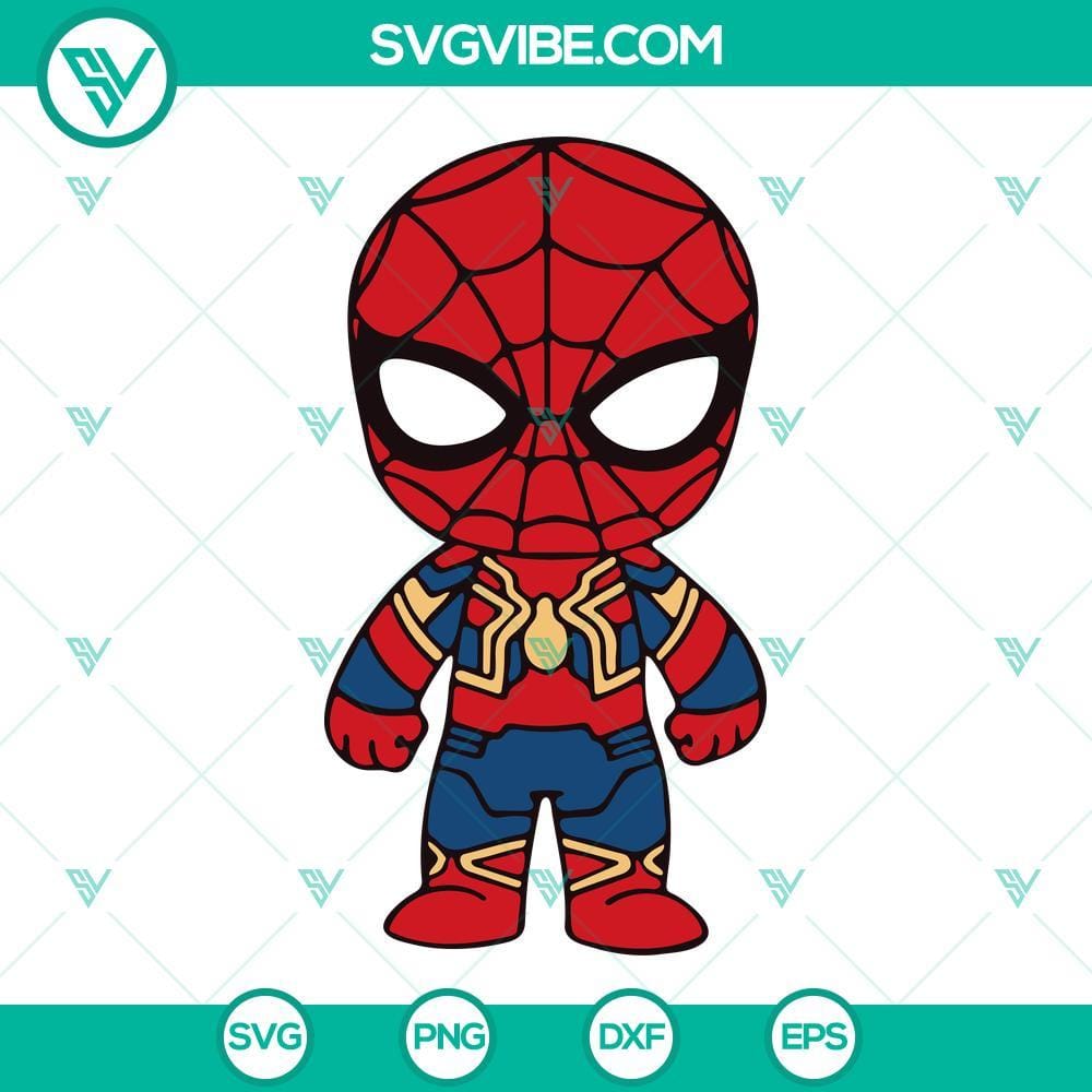 Baby Miles Morales SVG Bundle, Spider Man SVG, Black Spider Man SVG PNG DXF EPS Baby Miles Morales Spider Man SVG bundle featuring Black Spider-Man design, perfect for cutting machines and crafting projects.