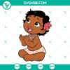Baby Moana digital design SVG download with PNG, DXF, and EPS formats. Layered file for creative projects featuring Baby Moana.