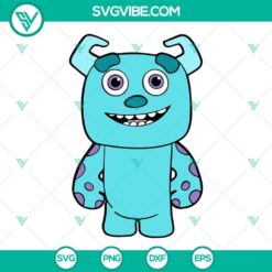 Baby Monsters Inc SVG Images Bundle, Sully SVG Files, Mike SVG File, Monsters SVG Image 4
