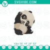 Baby panda embroidery file, adorable machine embroidery design with a cute panda illustration. Perfect for crafts and decor.