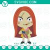Baby Sally embroidery design featuring Nightmare Before Christmas character, ideal for crafting projects.