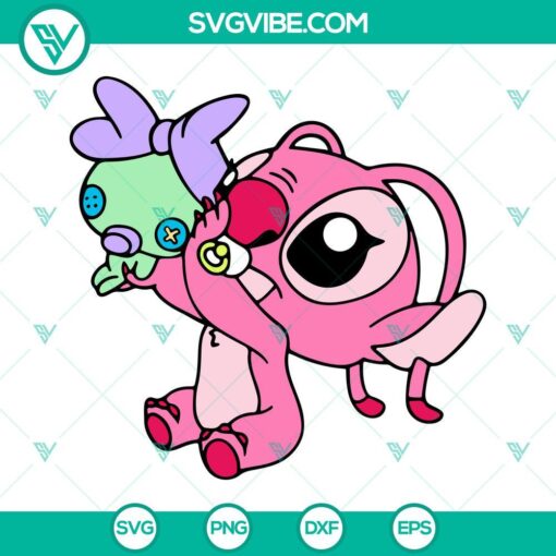 Baby Stitch Angel SVG File Bundle, Baby Stitch SVG Files, Baby Angel SVG Download 1