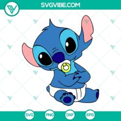 Baby Stitch Angel SVG File Bundle, Baby Stitch SVG Files, Baby Angel SVG Download 4