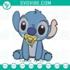 Disney Stitch embroidery design for babies, machine file. Cute and colorful baby Stitch character. Great for DIY projects.