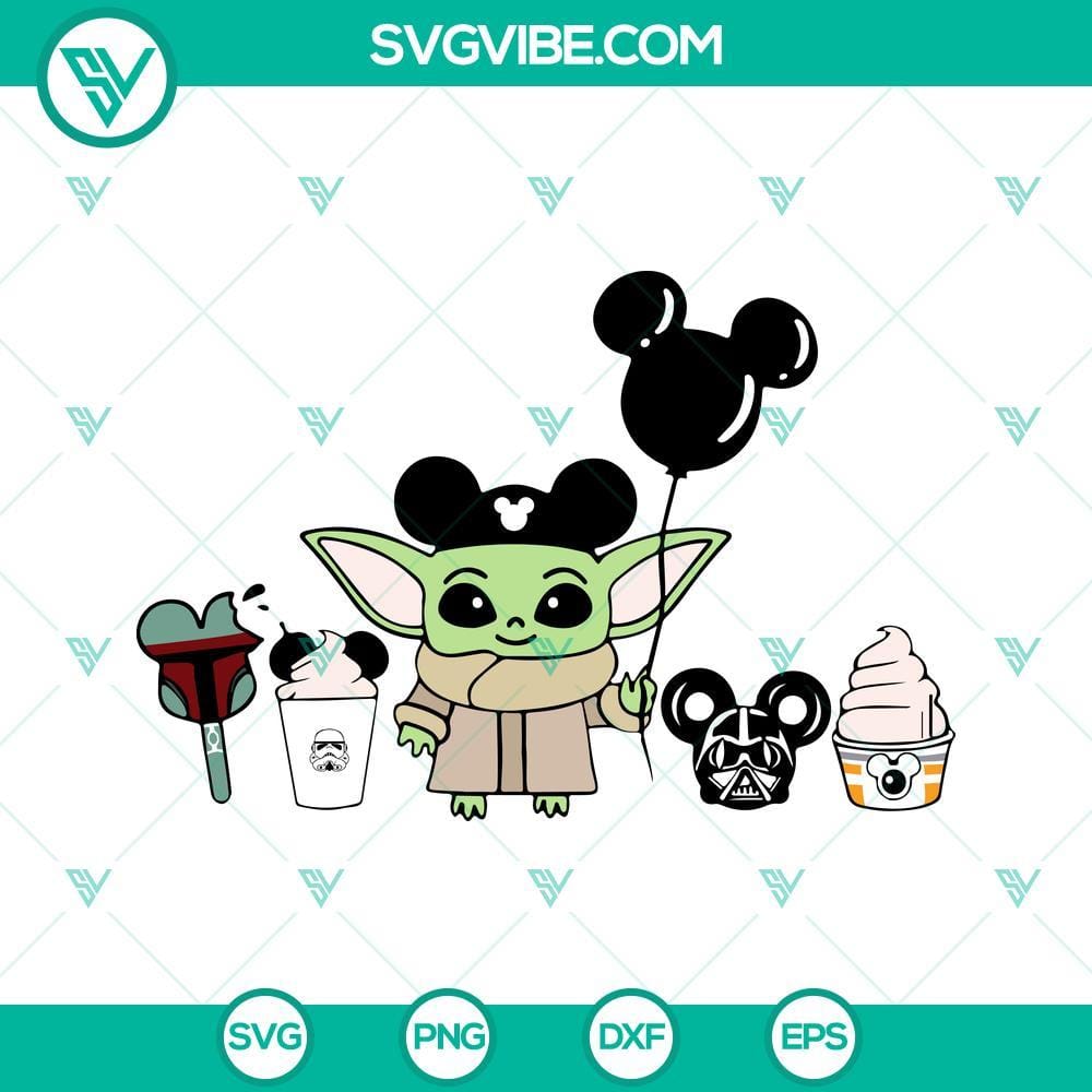 Baby Yoda Best Day Ever SVG Images, Star Wars Disney Vacation SVG Images, Baby Baby Yoda Best Day Ever SVG featuring Star Wars Disney Vacation design, perfect for Baby Yoda fans on a trip to Disney.