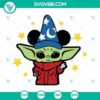 Baby Yoda Fantasia & Mickey Ears SVG images for Disney fans, featuring cute Baby Yoda in iconic Disney attire. Perfect for craft projects.