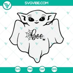 Baby Yoda Halloween SVG Files Bundle, Baby Yoda Star Wars Halloween SVG Files 7