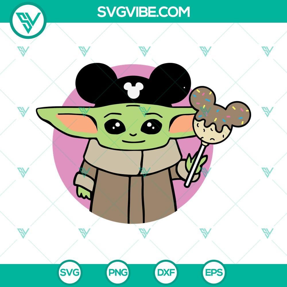 baby-yoda-svg-disney-ears-snacks-svg-baby-yoda-the-mandalorian-svg-the-child-svg-4-mockup.jpg Baby Yoda SVG file featuring Disney Ears Snacks design from The Mandalorian series. Cute and unique Star Wars inspired digital design.