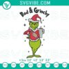 Bad And Grinchy Christmas Embroidery Design with a Funny Grinch Embroidery File, suitable for holiday crafting projects.
