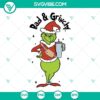 Grinch-themed SVG image for Christmas tumbler and bag, featuring a bad and grinchy design. Perfect for holiday crafting.