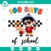 Bad Bunny 100 Days of School SVG images bundle featuring Baby Benito for school celebrations, SVG designs for 100th day crafts.