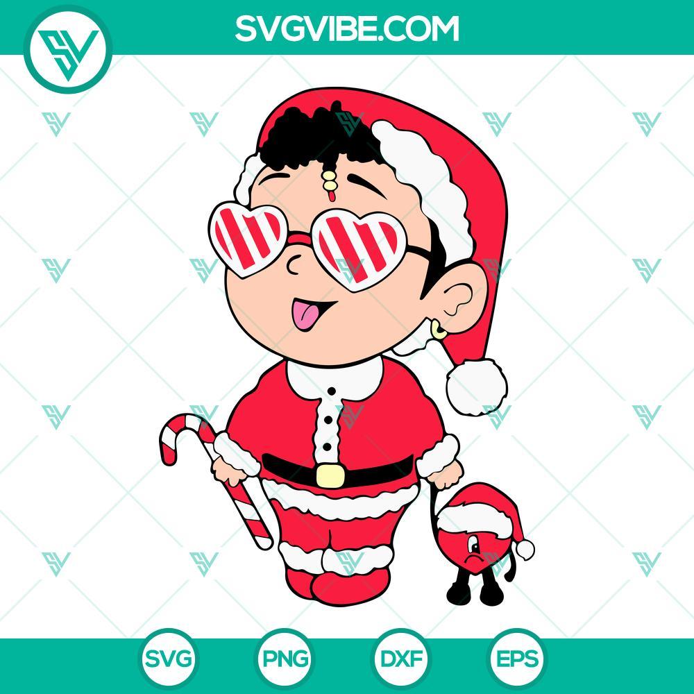 bad-bunny-baby-benito-christmas-svg-baby-benito-santa-hat-svg-bad-bunny-sad-heart-christmas-svg-1-mockup.jpg Bad Bunny "Baby Benito" Christmas SVG and Santa Hat SVG images for holiday crafts, baby Christmas outfits, and festive designs.