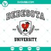 Bad Bunny Bebesota University SVG download with Bebesota SVG files and Bad Bunny SVG images for crafting projects.