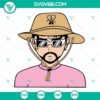 Bad Bunny "Un Verano Sin Ti" heart SVG download featuring Baby Bad on bucket hat, trendy design for digital projects.