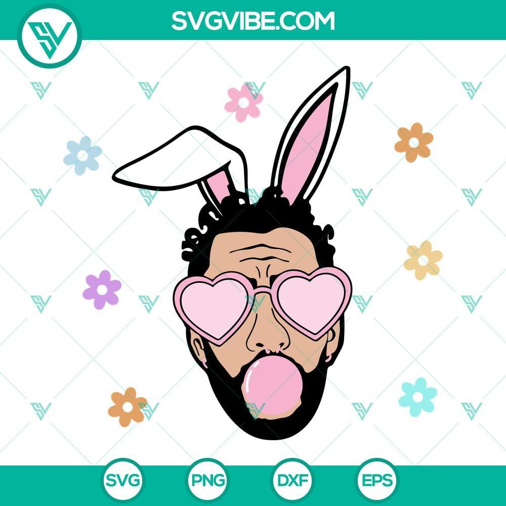 bad-bunny-easter-svg-bubble-gum-svg-easter-bunny-svg-benito-happy-easter-svg-png-dxf-eps-5-mockup.jpg Bad Bunny Easter SVG design with Bubble Gum elements, Benito the Easter Bunny, perfect for crafting projects.