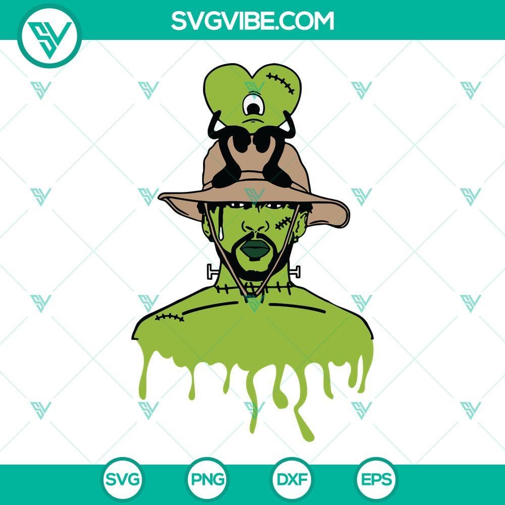 bad-bunny-frankenstein-monster-svg-bad-bunny-halloween-svg-png-dxf-eps-cut-files-1-mockup.jpg Bad Bunny Frankenstein Monster Halloween SVG design for digital download with PNG file. Great for spooky Halloween projects.