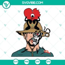 Bad Bunny Halloween horror SVG download with spooky design, perfect for Halloween projects and crafting.