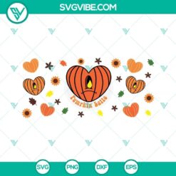 Bad Bunny heart pumpkin can glass SVG files for Halloween featuring "Un Verano Sin Ti" theme. Perfect for festive crafting projects.