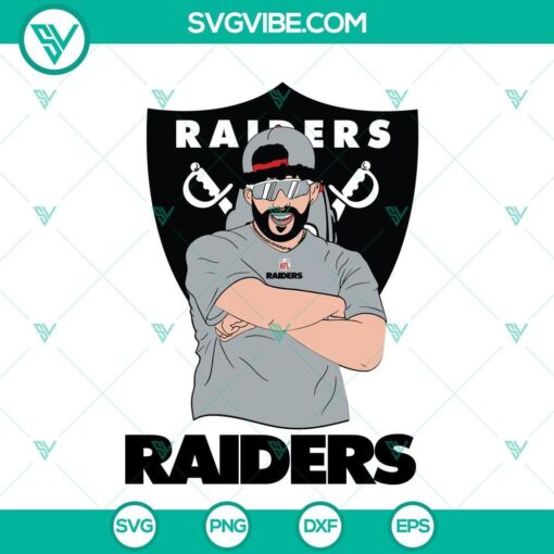 Bad Bunny Las Vegas Raiders SVG files for Cricut and Silhouette machines in DXF EPS PNG formats. Ideal for crafts and DIY projects.