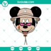 Bad Bunny and Mickey Mouse themed SVG images featuring Verano Sin Ti design and Baby Benito Mickey character. Unique and playful design for crafts.