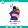 Bad Bunny Minnesota Vikings SVG file for Cricut and Silhouette, with DXF and EPS formats included for crafting projects.