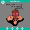 Bad Bunny "Nadie Sabe Lo Que Va a Pasar Mañana" SVG Download featuring Bad Bunny SVG Files in PNG, EPS, DXF formats.