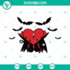 Bad Bunny vampire bats Halloween SVG design for digital cutting files in PNG, DXF, EPS formats.