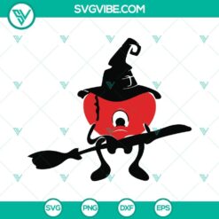 Bad Bunny Sad Heart Witch Halloween SVG design for PNG cut file download. Unique and spooky Halloween-themed digital art.