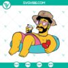 Bad Bunny, Un verano sin ti, and Baby benito themed SVG clipart design for digital projects. Perfect for fans of Latin music.