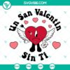 Bad Bunny Valentine's Day SVG with Sad Heart Cupid and Happy design, ideal for download.