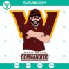 Bad Bunny Washington Commanders logo SVG design for Cricut and Silhouette, available in DXF and EPS formats.